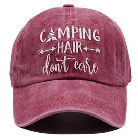 HHNLB Unisex Camping Hair Don t Care 1 Vintage Jeans Baseball Cap Classic Cotton Dad Hat Adjustable Plain Cap