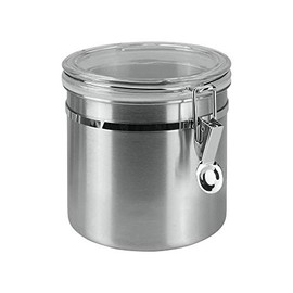 Metaltex 185311010 Vorratsdose 1,0L Inox, Silber