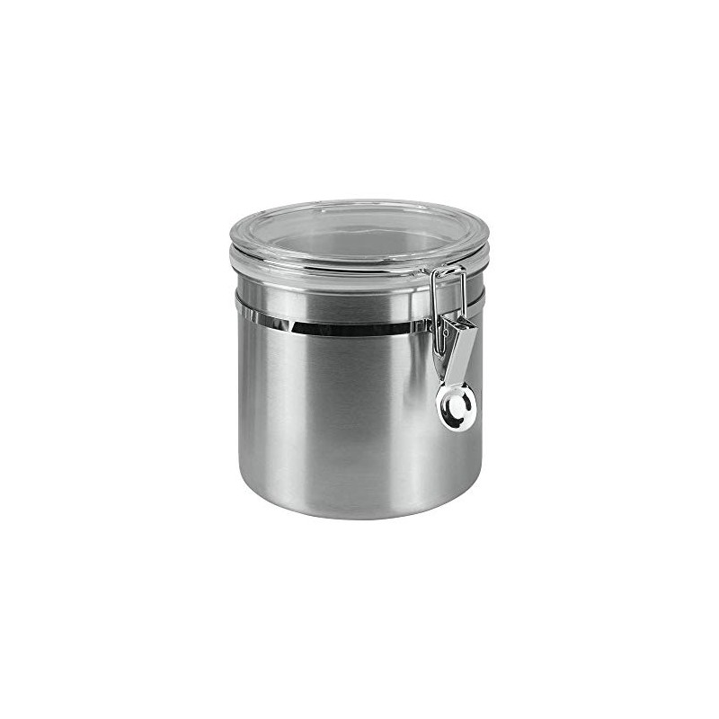 Metaltex 185311010 Vorratsdose 1,0L Inox, Silber