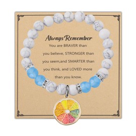 MYSOMY Lemon Charm Bracelet Cute Fruit Lemon Jewelry Summer Fun Jewelry Fruit Style Jewelry for Lemon Lovers, Metal