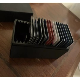 Storage Solutions 3DP Black Storage Box Holds 20x Fits Pamp & Other Precious Metal Assay Cards