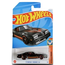 Hot Wheels 77 Pontiac Firebird T/A, 4/5, Black/Red, Muscle Mania