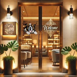 Vinyl Dog Stickers - Car Decals for Women & Dog Lovers (St. Bernards)