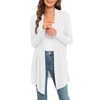 Long White Cardigan for Women with Pockets Lightweight Summer Cardigan