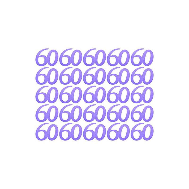 Petra's Bastel News 25 x Anniversary Number 60 Inches Made