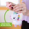 Bright Starts SootheMate Plush Teether Toy, Unicorn - Detachable Teether