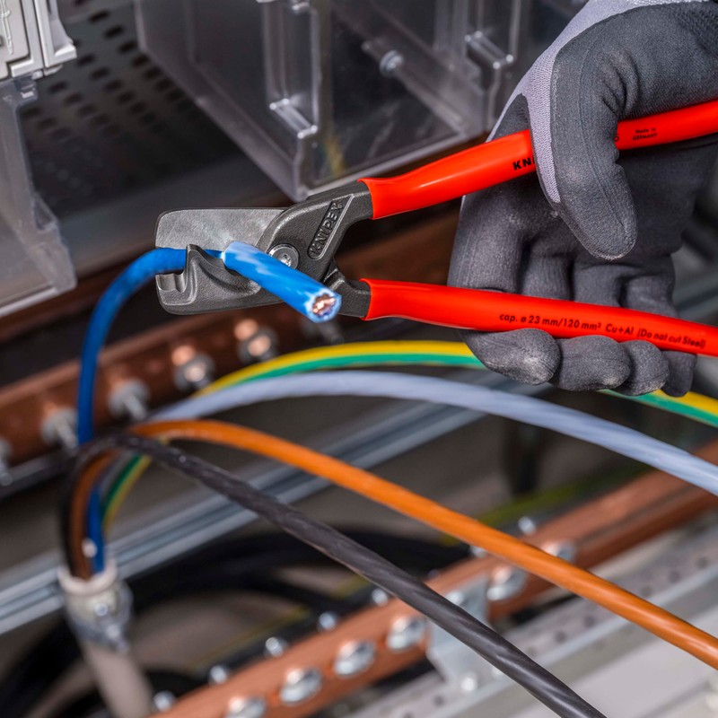 KNIPEX StepCut XL 95 11 225 Cable Shears with Step