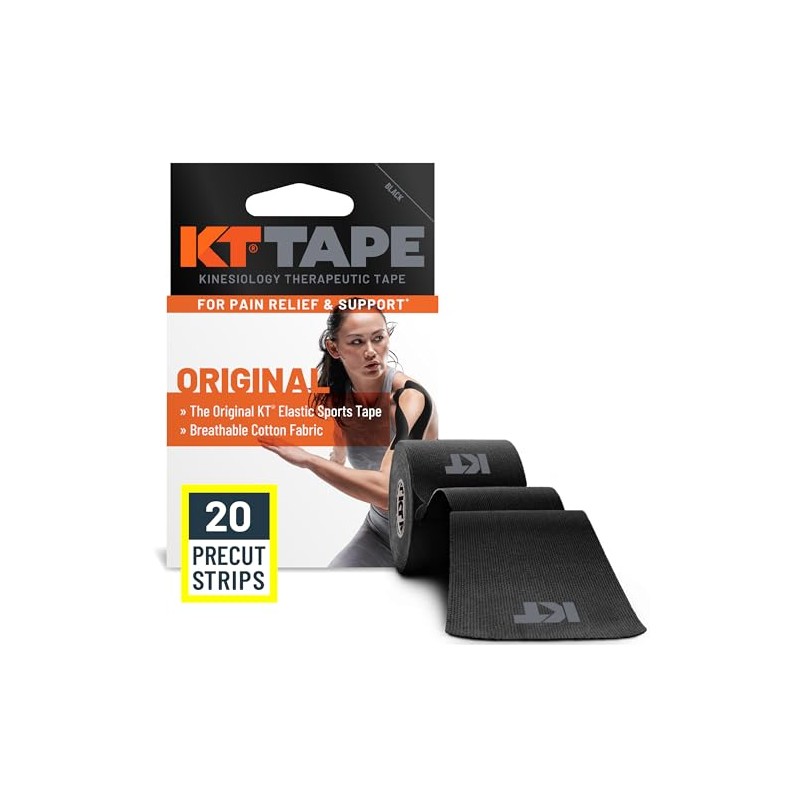 KT Tape Cinta atlética de kinesiología elástica de algodón Original,