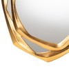 Baxton Studio Halen Antique Goldleaf Accent Wall Mirror