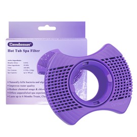 Cendasun Hot Tub Sanitizer for Dimension One Spas Filter, Hot Tub Spa Mineral Filter Cartridge Compatibel with Dimension One Spas Vision Sanitizing System