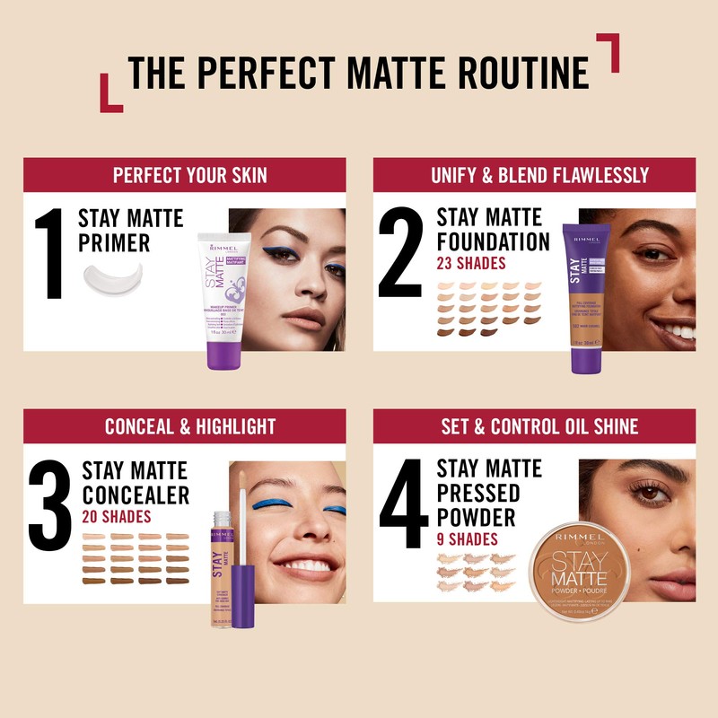 Rimmel London Stay Matte - 432 Honey - Concealer, 24-Hour