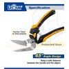 LABEAR-8.5" Heavy Duty Scissors, Carpet Cutter, Industrial Scissors, Multipurpose, Scissors
