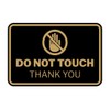 Signs ByLITA Classic Framed Do Not Touch Thank You Sign