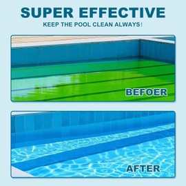 Multifunction Chlorine Tablets for Swimming Pool 1LB Paddling Chlorine Tablets Long-Lasting, Slow Dissolving clean tables Clarifier for water Tablets for Hot Tub （23pc x 23g）