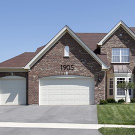 10 Inch Black House Numbers For Outside, Floating House Numbers Metal Large Modern House Numbers For Outside, Address Numbers For House Black Floating Mount Flush Mount Aluminum Home House Numbers 4