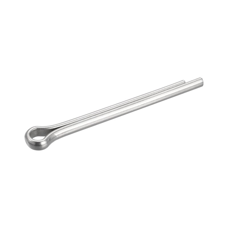 sourcing map Split Cotter Pin, 5mm x 50mm Stainless Steel