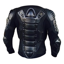 CE Approved Full Body Armor Jacket Protective Gear Chest Shoulder Protector (XX-Large)