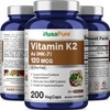 NusaPure Vitamin K2 MK7 120 mcg 200 Veggie Caps (Soy