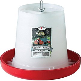 Little Giant 11 Lbs Plastic Hanging Poultry Feeder PHF11