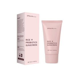 Vawolecy Organic Rice Probiotic Sunscreen SPF50+, Sun Relief, Moisturizing Skin Sunscreen Natural UV Protection