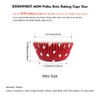 Eoonfirst Rainbow Mini Polka Dots Cupcake Liners 300 Pcs, No