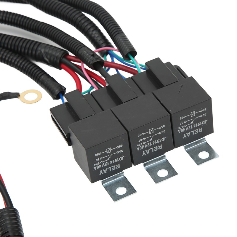 ECU Control Dual Electric Fan Upgrade Wiring Harness Stable Performance