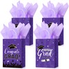 Colarr 24 Pcs Graduation Gift Bags with Tissue Paper 2024