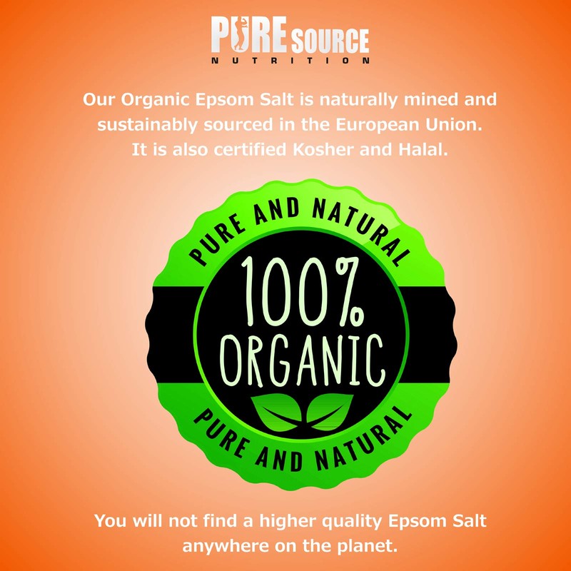 PSN Epsom Salts Salt Organic Vegan 100% Natural Magnesium Sulphate