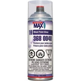 Spraymax -3680040- 1K Wheel Paint Silver Topcoat -10.9 oz.