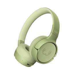Fresh 'n Rebel Code Fuse Wireless Bluetooth Headphones On-Ear 30 Hours Playtime with Microphone and Voice Assistant, Volume Control and Play/Pause Buttons, Foldable (Wild Green)