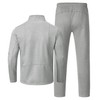 Rdruko Men's Fleece Lined Sweatsuits 2 Piece Set Full Zip