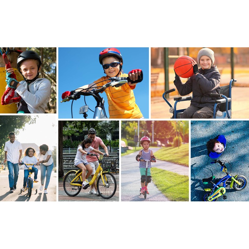 Kid Cycling Gloves With Short Half Fingers Fastened Children Kid