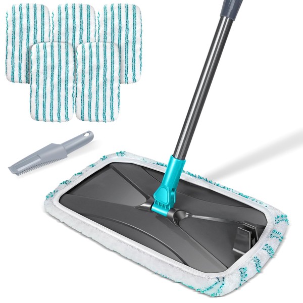 MASTERTOP Microfiber Flat Mop, Extra Large Surface Dust Mop with
