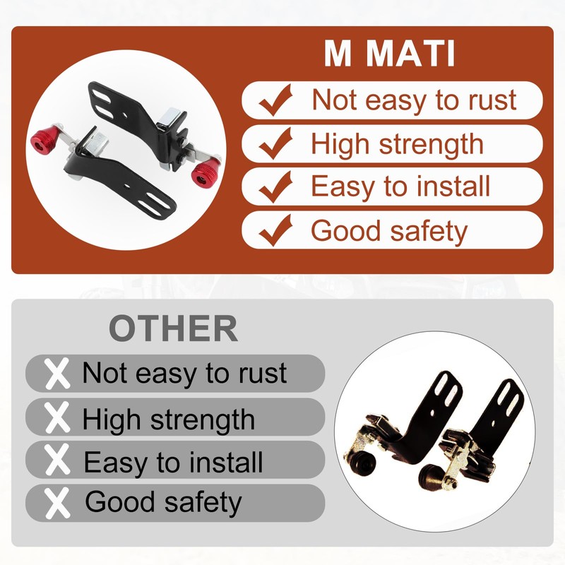M MATI Front Left & Right Door Slam Latch Kit