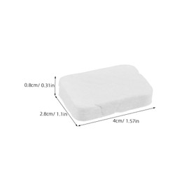 FOMIYES 8pcs Thickened Cotton Pads for Makeup Removal and Daily Skin Care Soft and Cleansing Squares for Eyes and Lips for Personal and Salon Use