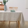 CHUFFED 100% Linen Tablecloth, Rectangular Tablecloth, High-Quality Linen Fabric Tablecloth