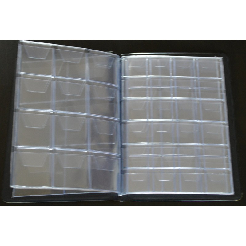 Collector Coin Album for 108 Mix Size Coins, Small, Medium,
