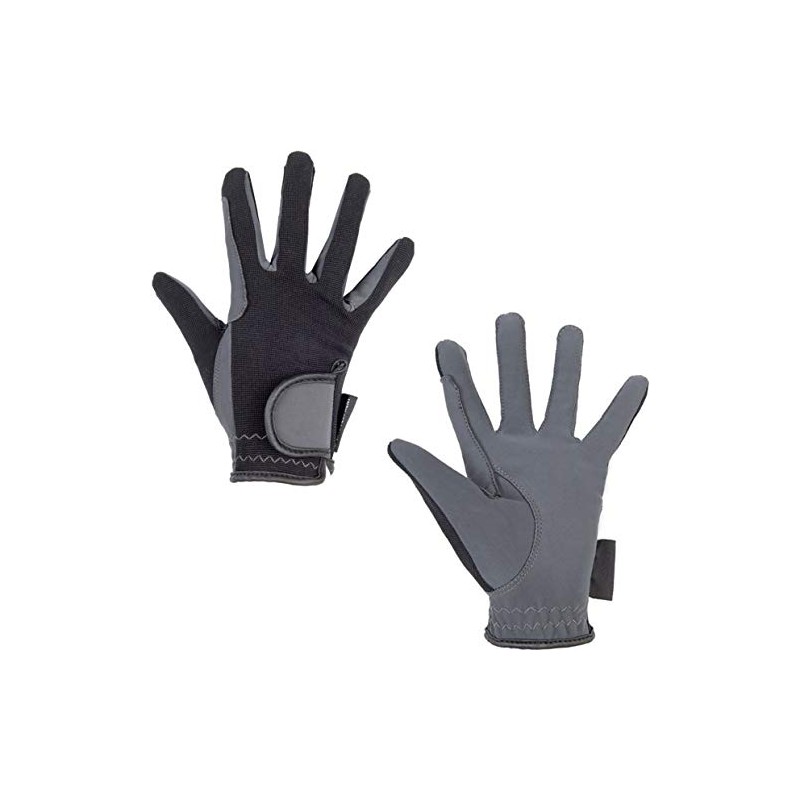 HKM 4057052271922 Prince Riding Gloves Grey/Black XS