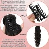 Extensiones Cabello Natural Clip Ondulado Coleta De Cabello