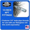 Midwest Hearth Wire Chimney Cleaning Brush (10-Inch Round)