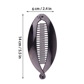 Youme Banana Hair Clips Banana Clips Hair Banana Hair Clip for Thick Fine Curly Hair Vintage Clincher Combs Tool Accessories Fishtail Hair Clip Combs Double Banana Clip Set for Women Girls