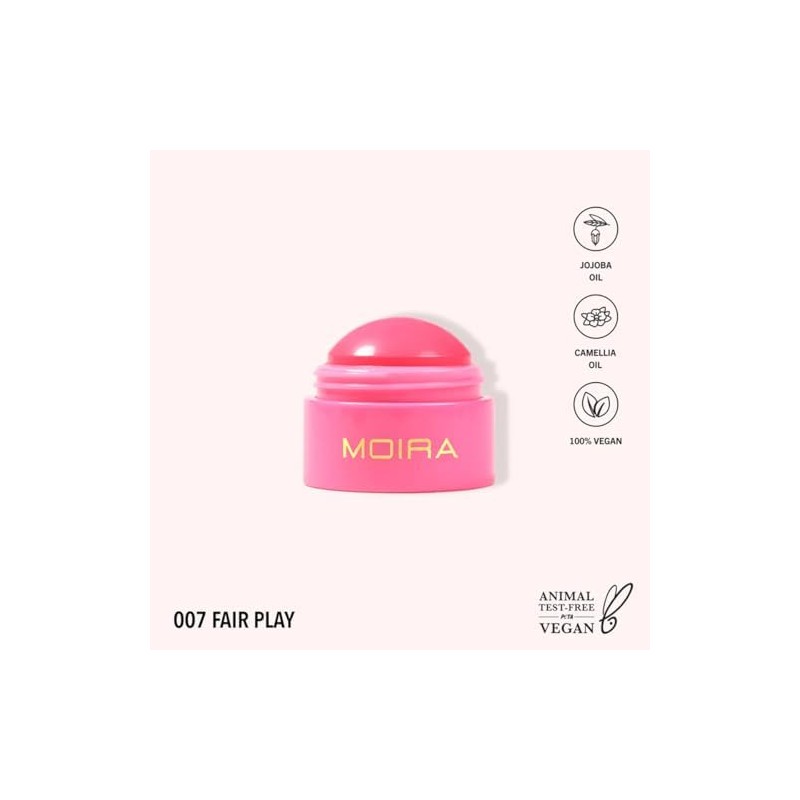 Moira Rubor Soft Blush Balm (007, Fair Play)