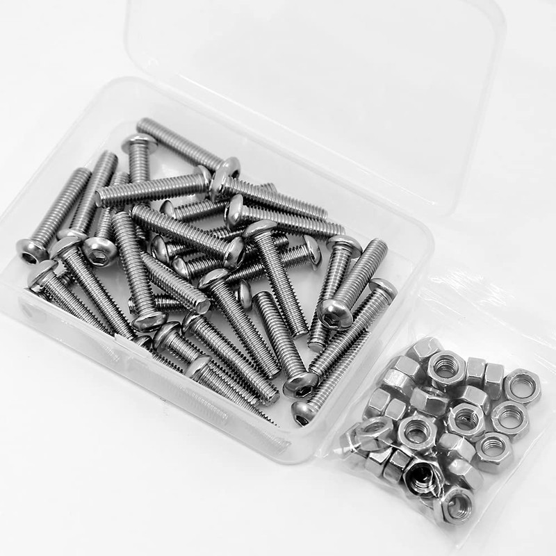 (30 sets) M6-1.0 x 20 mm Hex Socket Screws and