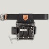 STRONGLAD Heavy-Duty Electricians Tool Belt – 13-Pocket Top-Grain Leather Pouch,