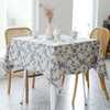 Aeici Cotton Tablecloth 140 x180 Linen Tablecloths Rectangular Farmhouse Table