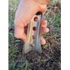 BoglerCo Ultralight Backpacking Trowel, 0.48 oz (13.5g) Red