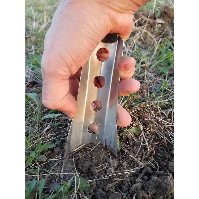 BoglerCo Ultralight Backpacking Trowel, 0.48 oz (13.5g) Red