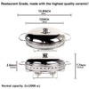 jinsongdafa Casserole Dish 11.5" x 8" Glass Baking Dish with