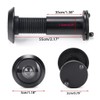 OFKP Peephole Door Viewer 220-Degree Spy Hole Peephole Silver Tone
