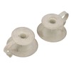 2pcs Taper Candle Holders Simple Antique Finish Iron Candle Holder